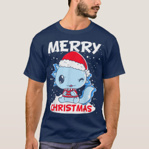 Christmas Snow Costume Santa Claus Kawaii Otaku Ao T-Shirt