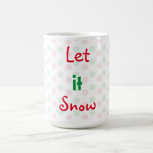 Christmas snow flake mug