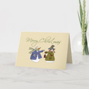 Christmas Snow Friends Card