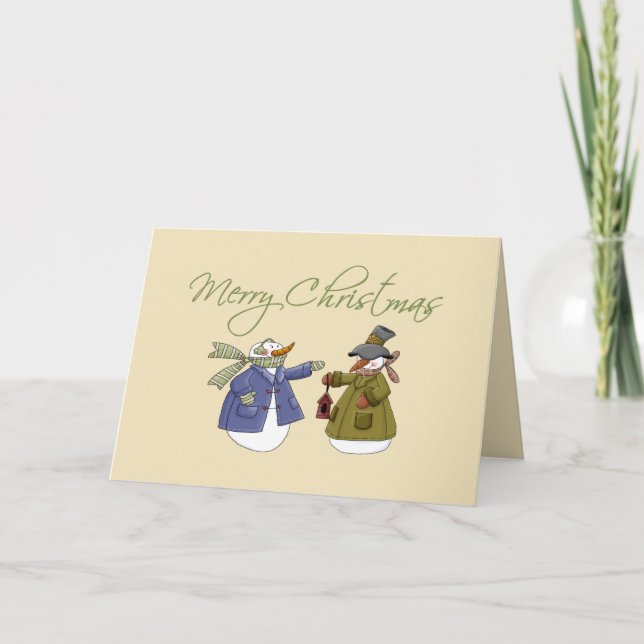 Christmas Snow Friends Card (Front)