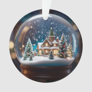 Christmas Snow Globe Ornament