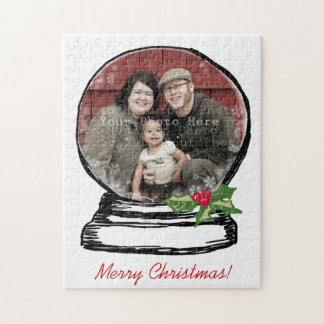 Christmas Snow Globe Photo Jigsaw Puzzle