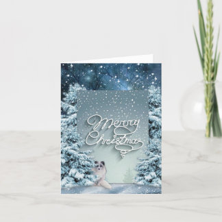 Christmas Snow Holiday Card