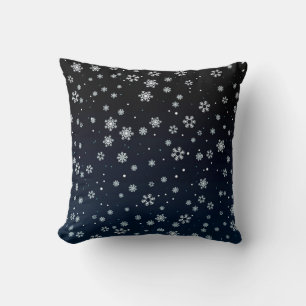 Christmas :  Snow Pattern Cushion
