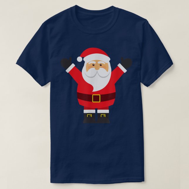 Christmas snow snowman carol Santa Claus  T-Shirt (Design Front)