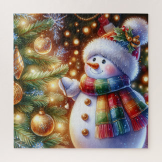 Christmas Snow Woman Puzzle
