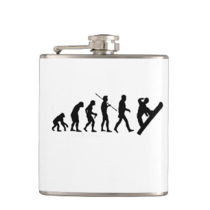 Christmas snowboard evolution snowboarding hip flask