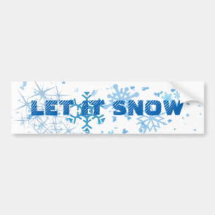 Christmas Snowfall Bumper Sticker