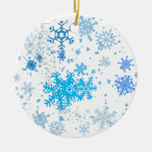 Christmas Snowfall Ceramic Tree Decoration