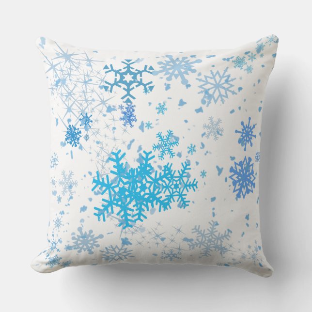 Christmas Snowfall Cushion (Front)