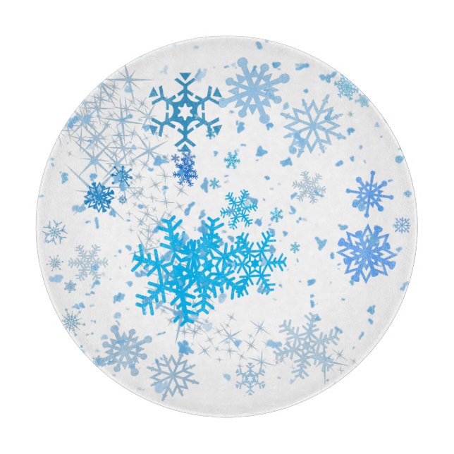 Christmas Snowfall Cutting Board (Front)