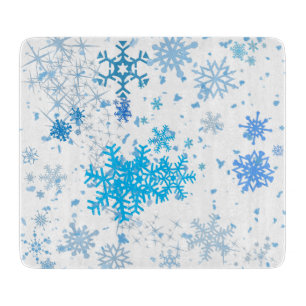 Christmas Snowfall Cutting Board