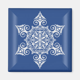 Christmas Snowflake 1 Custom Magnet