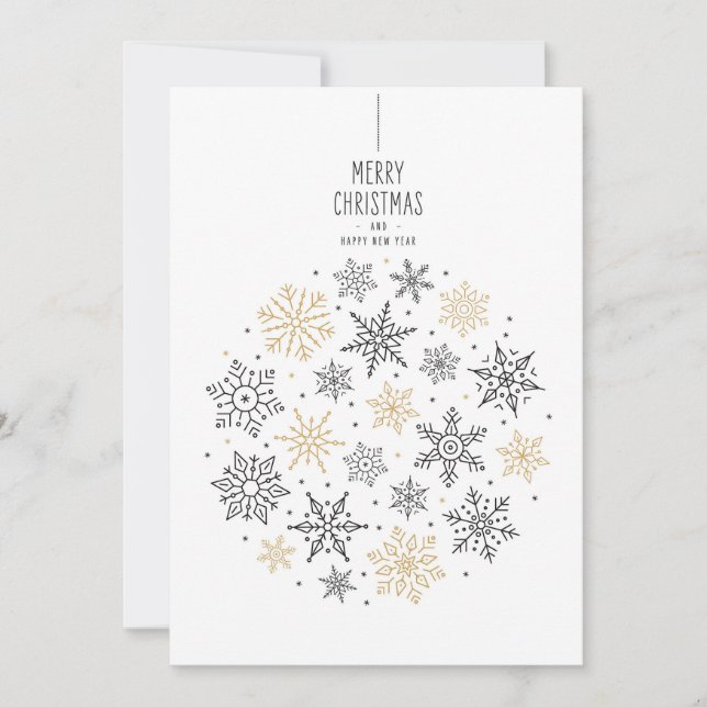 Christmas Snowflake Card (Front)