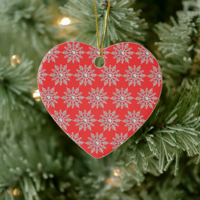 Christmas snowflake  ceramic tree decoration (Tree)