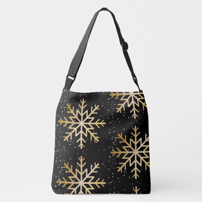 Christmas Snowflake Crossbody Bag (Back)