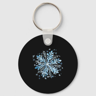 Christmas Snowflake - Cute Winter Vibe For Holiday Key Ring