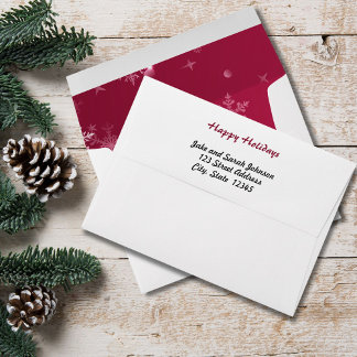 Christmas Snowflake Envelope