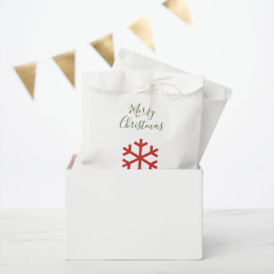 Christmas Snowflake Favour Bags