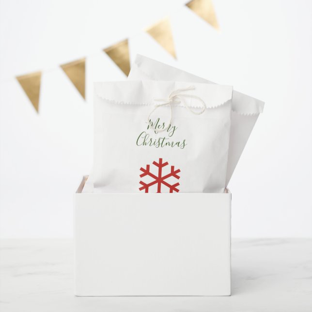 Christmas Snowflake Favour Bags (Party)