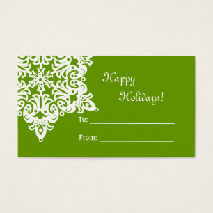 Christmas Snowflake Gift Tag