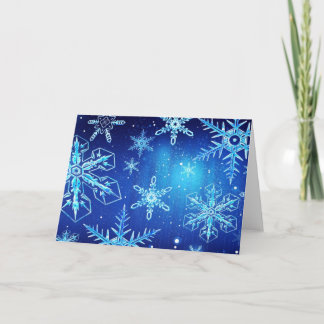 Christmas Snowflake Holiday Card