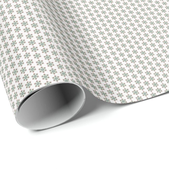 Christmas Snowflake Holiday Gift Wrapping Paper (Roll Corner)