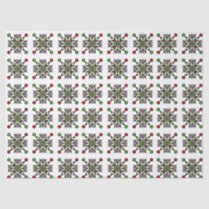Christmas Snowflake Mandala Tissue Paper