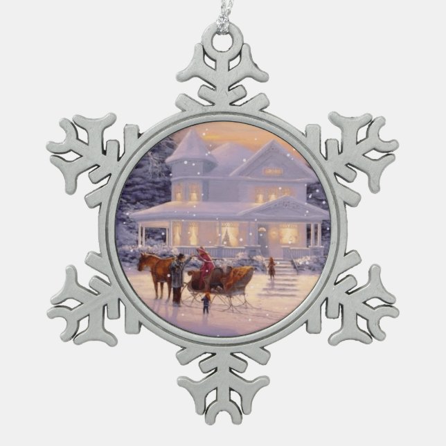 Christmas Snowflake Ornament (Front)