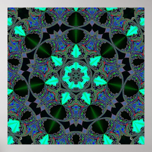 Christmas Snowflake Poster (Front)