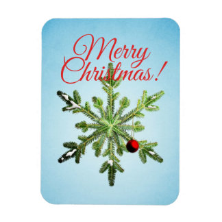 Christmas Snowflake - Stylish Winter Holidays Magnet