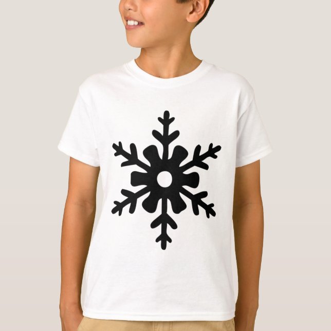 Christmas Snowflake Trendy  T-Shirt (Front)