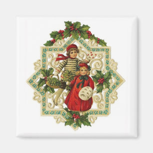 Christmas Snowflake Vintage Magnet