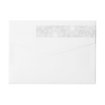 Christmas Snowflake Wrap Around Label