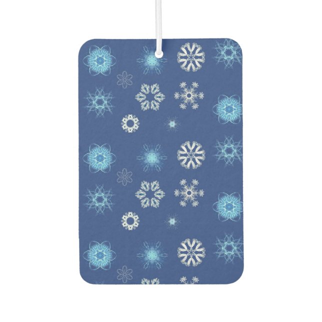 Christmas snowflakes  car air freshener (Front)