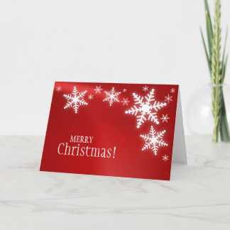 Christmas Snowflakes card