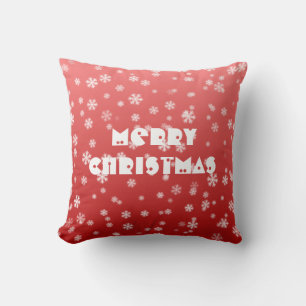 Christmas Snowflakes Cushion