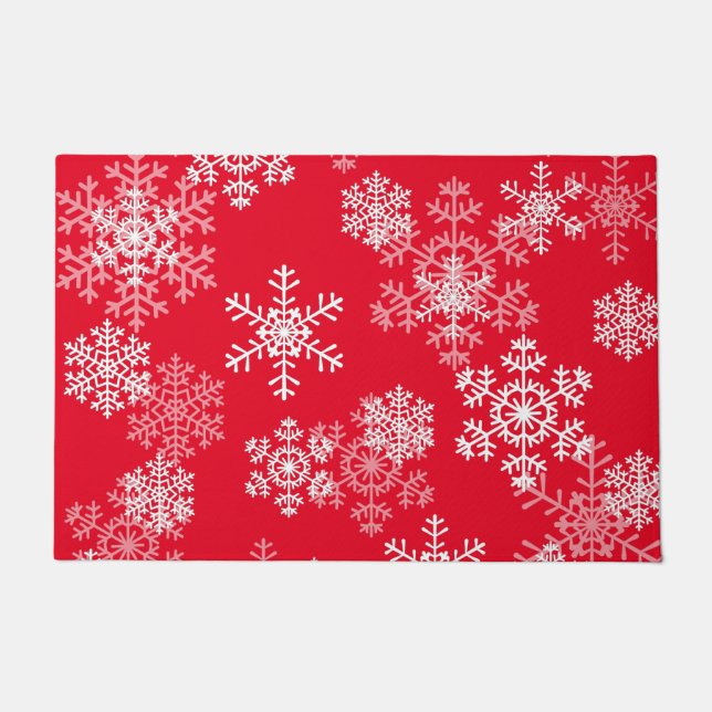 Christmas Snowflakes Doormat (Front)