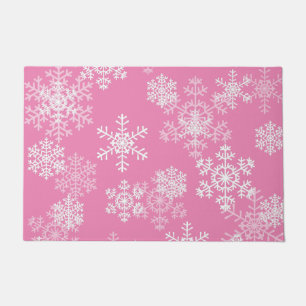 Christmas Snowflakes Doormat