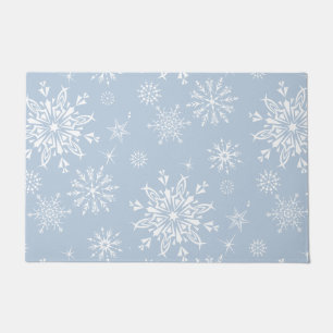 Christmas Snowflakes Doormat