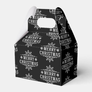 Christmas Snowflakes Favour Box