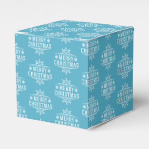 Christmas Snowflakes Favour Box