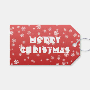 Christmas Snowflakes Gift Tags