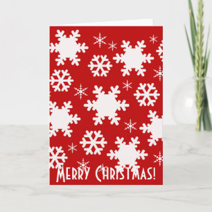 Christmas Snowflakes Greeting Card! Holiday Card