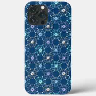 Christmas Snowflakes holiday pattern iPhone 13 Pro Max Case