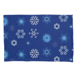 Christmas snowflakes in your bed pillowcase