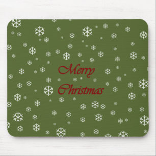 Christmas Snowflakes Mouse Mat