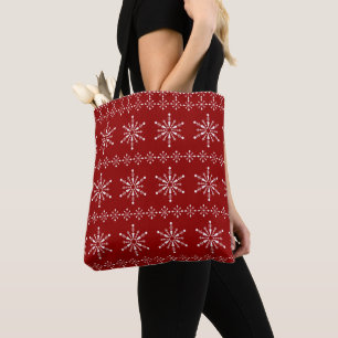 Christmas Snowflakes pattern Tote Bag