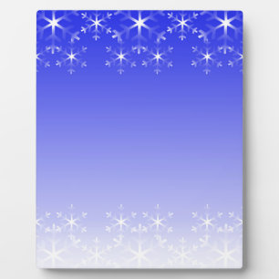 Christmas snowflakes plaque
