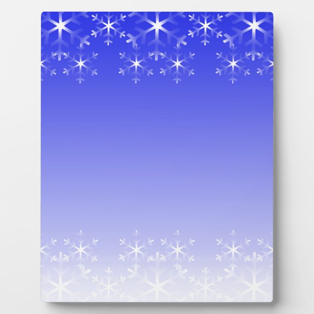 Christmas snowflakes plaque (Front)